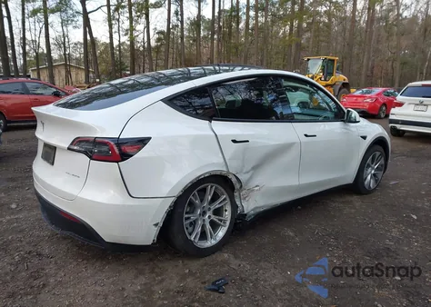 2020 Tesla Model Y Long Range Dual Motor All-Wheel Drive из США, поврежденный, VIN 5YJYGDEEXLF024922